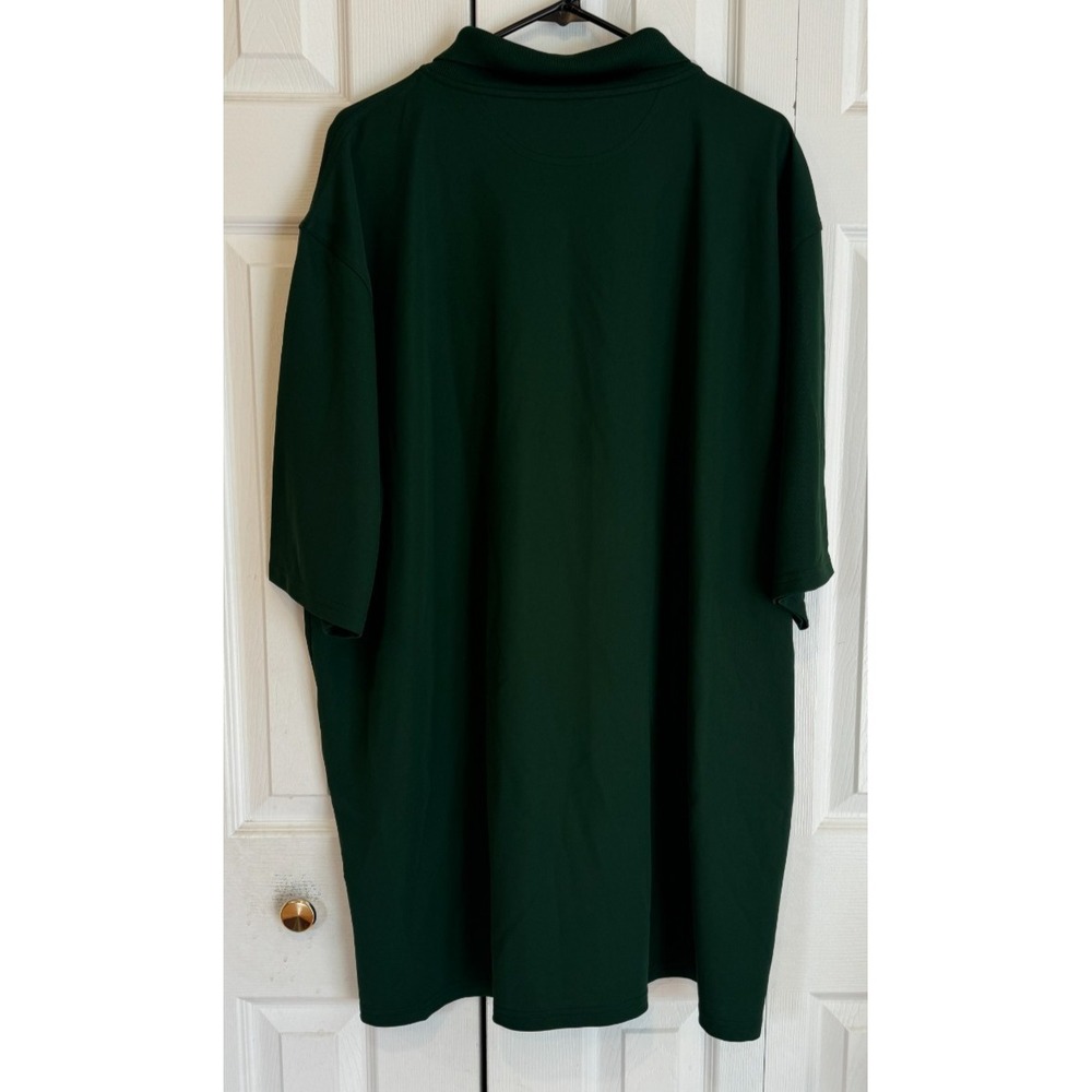 NEW Under Armour UA Heat Gear SPF 30 Dk Green Polo Shirt Logo Men's Size 3XL - Picture 3 of 9